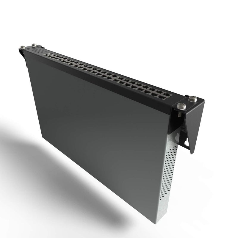 Mofangtech 1U 19 Inches Cold Rolled Steel Wall Mountable Simple Vertical Rack and Networking Euipment Rack Including Hardware for Assembly (1U) - Image 2